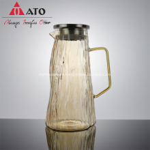 Amber decanter cold water kettles water bottles drinkware